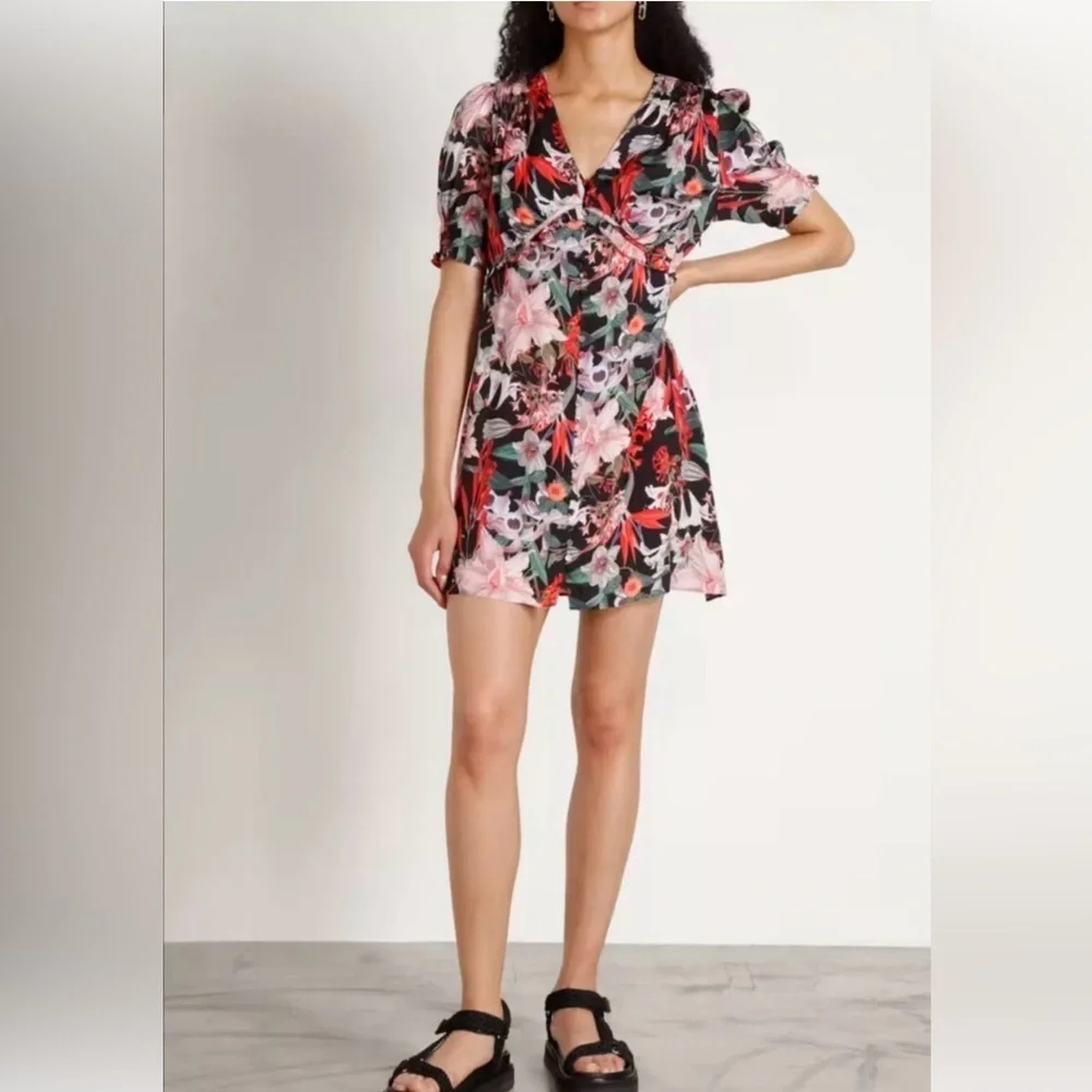 all saints black floral dress ALICE MCCALL – Acey Acey main image 1